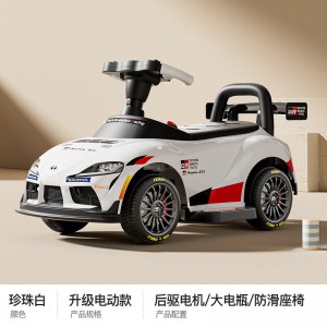 Children&#039;s electric car, four-wheel stroller, rechargeable torsion scooter, children, men, can seat, baby girls, toy cars