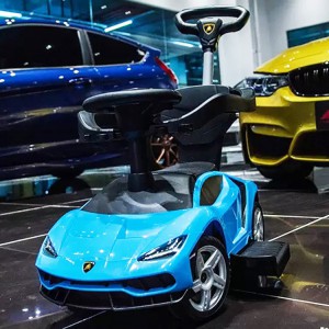 Children&#039;s scooter, baby scooter, 1-3 years old, four-wheel stroller with putter, push-handle scooter