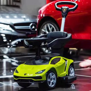 Children&#039;s scooter, baby scooter, 1-3 years old, four-wheel stroller with putter, push-handle scooter