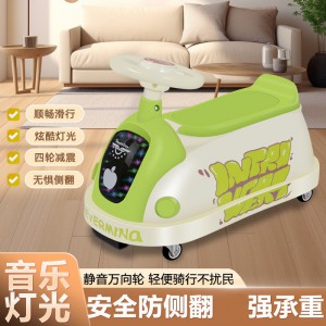Children&#039;s toy car, peanut car, baby balance, four-wheel scooter, twist-wheel scooter, universal wheel scooter