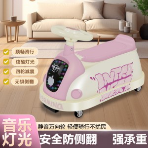 Children&#039;s toy car, peanut car, baby balance, four-wheel scooter, twist-wheel scooter, universal wheel scooter