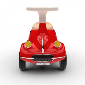 Baby scooter with music, anti-rollover four-wheel scooter, children&#039;s roller roller, toy for children 1-3 years old