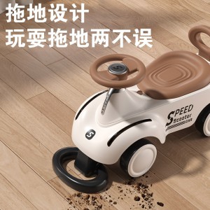 2025 new towable scooter for 1-year-olds, anti-rollover, baby, glide around, can ride