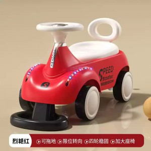2025 new towable scooter for 1-year-olds, anti-rollover, baby, glide around, can ride