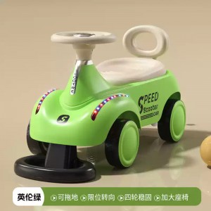 2025 new towable scooter for 1-year-olds, anti-rollover, baby, glide around, can ride