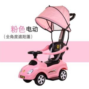 新款儿童扭扭车手推电动滑行车多种功能助步车扭扭车学步车