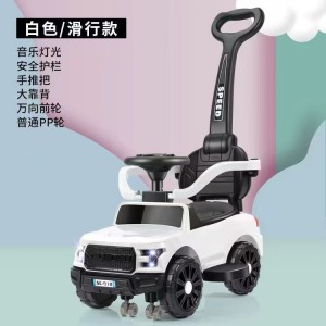children&#039;s scooter 1-3 year old baby twisting stroller music light optical walker scooter toy car