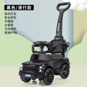 children&#039;s scooter 1-3 year old baby twisting stroller music light optical walker scooter toy car