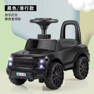 children&#039;s scooter 1-3 year old baby twisting stroller music light optical walker scooter toy car