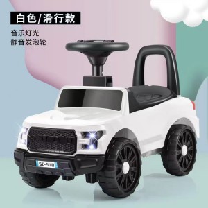 children&#039;s scooter 1-3 year old baby twisting stroller music light optical walker scooter toy car