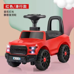 children&#039;s scooter 1-3 year old baby twisting stroller music light optical walker scooter toy car