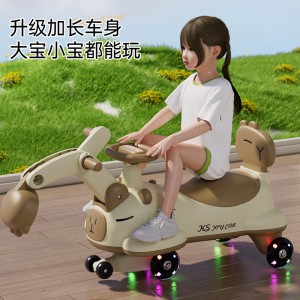 新款儿童扭扭车1一3岁男宝宝摇摇车防侧翻大人可坐妞妞溜溜车