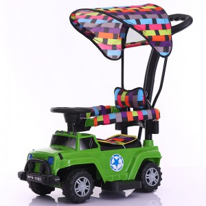 新款儿童滑行车带推把四轮扭扭车小孩宝宝多种功能助步推车