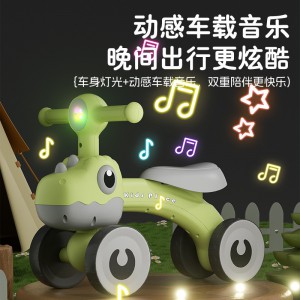 儿童平衡车无脚踏1-3岁宝宝滑行车小孩滑步车婴儿学步溜溜车四轮