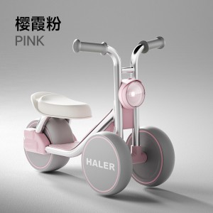 儿童平衡车滑行车新款车三轮车防侧翻灯光溜溜车1-3岁滑步车