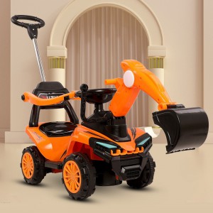 儿童滑行车四轮挖掘机可坐1-3岁2宝宝礼物工程车多种功能手推车溜溜