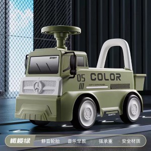 Excavator, children can sit, can ride excavator, large toy boy, 1 to 3 year old, scooter, taxiing engineering vehicle