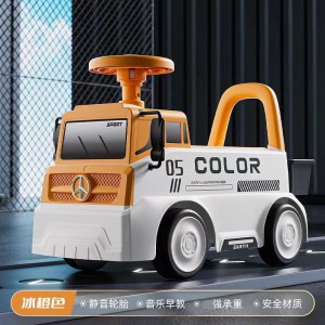 Excavator, children can sit, can ride excavator, large toy boy, 1 to 3 year old, scooter, taxiing engineering vehicle