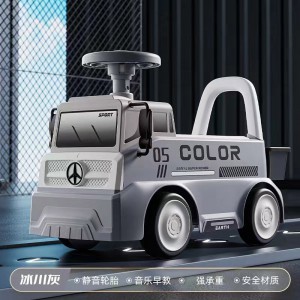 Excavator, children can sit, can ride excavator, large toy boy, 1 to 3 year old, scooter, taxiing engineering vehicle