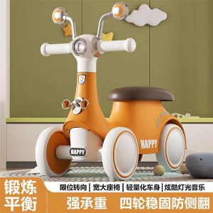 儿童平衡车1到3岁婴幼儿学步车无脚踏滑行小孩四轮滑步溜溜车