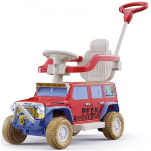Children&#039;s scooter, push-handle, scooter, toy car, yo-yo, four-wheel scooter with music and light