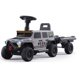 Children&#039;s scooter, push-handle, scooter, toy car, yo-yo, four-wheel scooter with music and light