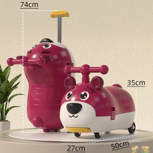 新款铅笔花生车宝宝滑行车防侧翻小孩滑步玩具车网红儿童扭扭车