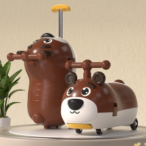 新款铅笔花生车宝宝滑行车防侧翻小孩滑步玩具车网红儿童扭扭车