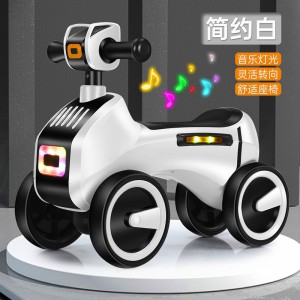新款1-4岁宝宝溜溜车助步车 音乐灯光小孩玩具车 儿童四轮滑行车