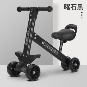儿童平衡车 宝宝四轮滑步车无脚踏1-6岁小孩扭扭车助步溜溜滑行车