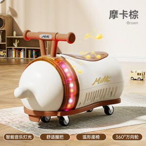 奶瓶滑行车儿童1-3岁宝宝男女妞妞防侧翻溜溜可坐花生扭扭车玩具