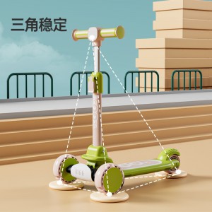 儿童滑板车1-3一6-12岁宝宝小孩三四合一4可坐可骑踏板滑滑溜溜车