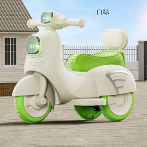 三轮滑行车宝宝小孩可坐周岁礼物玩具车儿童摩托款三轮车