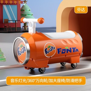 儿童扭扭车1-3岁男女宝宝 易拉罐可乐车溜溜车扭扭车滑步车学步车