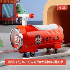 儿童扭扭车1-3岁男女宝宝 易拉罐可乐车溜溜车扭扭车滑步车学步车