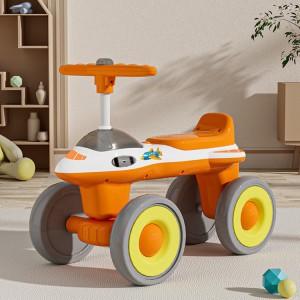 Children&#039;s scooters for children ages 1-4 can be used as walkers, four-wheel anti-rollover balance scooters, torsion scooters