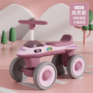 Children&#039;s scooters for children ages 1-4 can be used as walkers, four-wheel anti-rollover balance scooters, torsion scooters