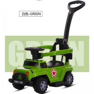 新款牧马人儿童滑行车 多种功能宝宝四轮学步车 助步推车厂家