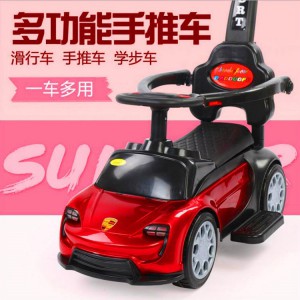 婴儿手推车四轮滑行扭扭车儿童万向轮音乐玩具车