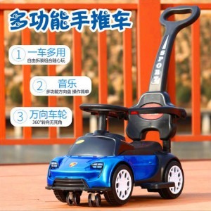 婴儿手推车四轮滑行扭扭车儿童万向轮音乐玩具车