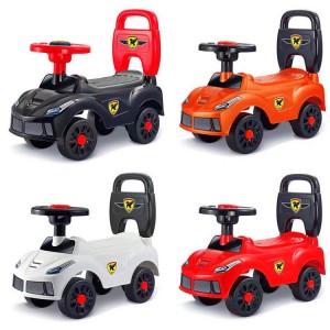 滑行靠背扭扭车 可坐人滑行扭扭车礼品玩具 卡通儿童方向盘车