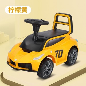 Baby yo-yo with music, large seated, hand-propelled scooter, toy car, four-wheel scooter, children&#039;s four-wheel scooter