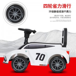 Children&#039;s sliding roller coaster, small car, anti-rollover walker, baby can seat people, children, four-wheel scooter
