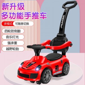 Baby roller coaster, toy car for boys and girls, with music and light, anti-rollover scooter, children, 1 to 3 years old