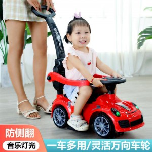 Baby roller coaster, toy car for boys and girls, with music and light, anti-rollover scooter, children, 1 to 3 years old