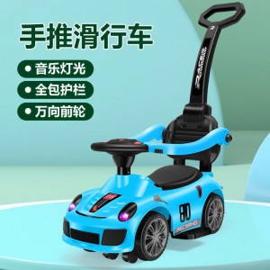 Baby roller coaster, toy car for boys and girls, with music and light, anti-rollover scooter, children, 1 to 3 years old