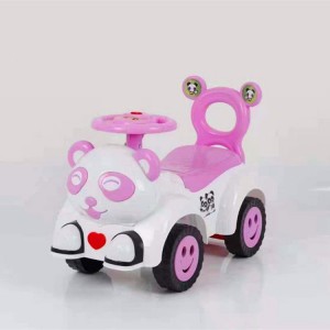儿童熊猫滑板车 儿童滑行玩具车 可爱的卡通儿童骑车