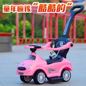 Musical toy stroller, pushchair, children&#039;s scooter, wear-resistant wheel, baby walker, roller scooter