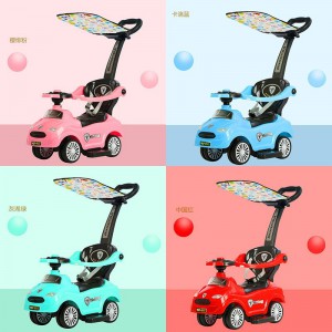 Musical toy stroller, pushchair, children&#039;s scooter, wear-resistant wheel, baby walker, roller scooter