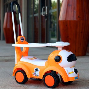 平衡车四轮溜溜车 1-3岁小孩助步车玩具车 带推把儿童滑行车